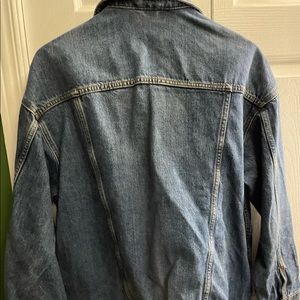 Oversized jean jacket